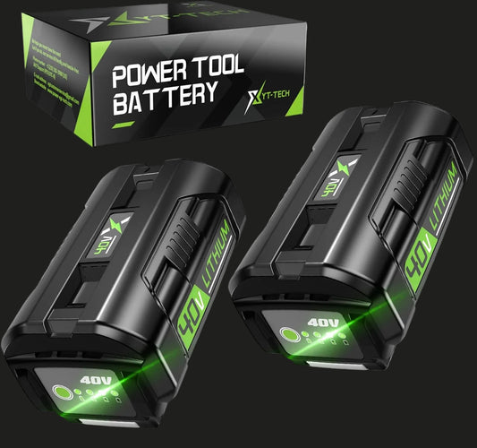 40V OP40601 Replacement for Ryobi 40V Battery 5.0Ah,Compatible with Ryobi 40 Volt Lithium Battery OP4026 OP4050A OP4040 OP4030 OP4050 Compatible with 40V Cordless Power Tool